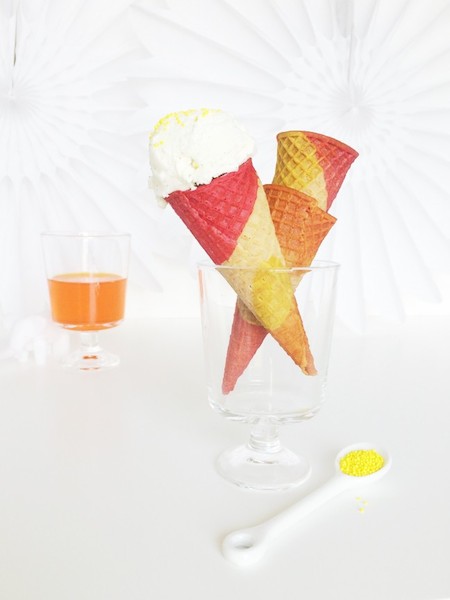 Color Block Ice Cream Cones: Where Dessert Meets DIY