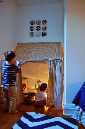 kids bedroom fort