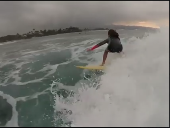 5 Year Girl Surfing Like A Pro
