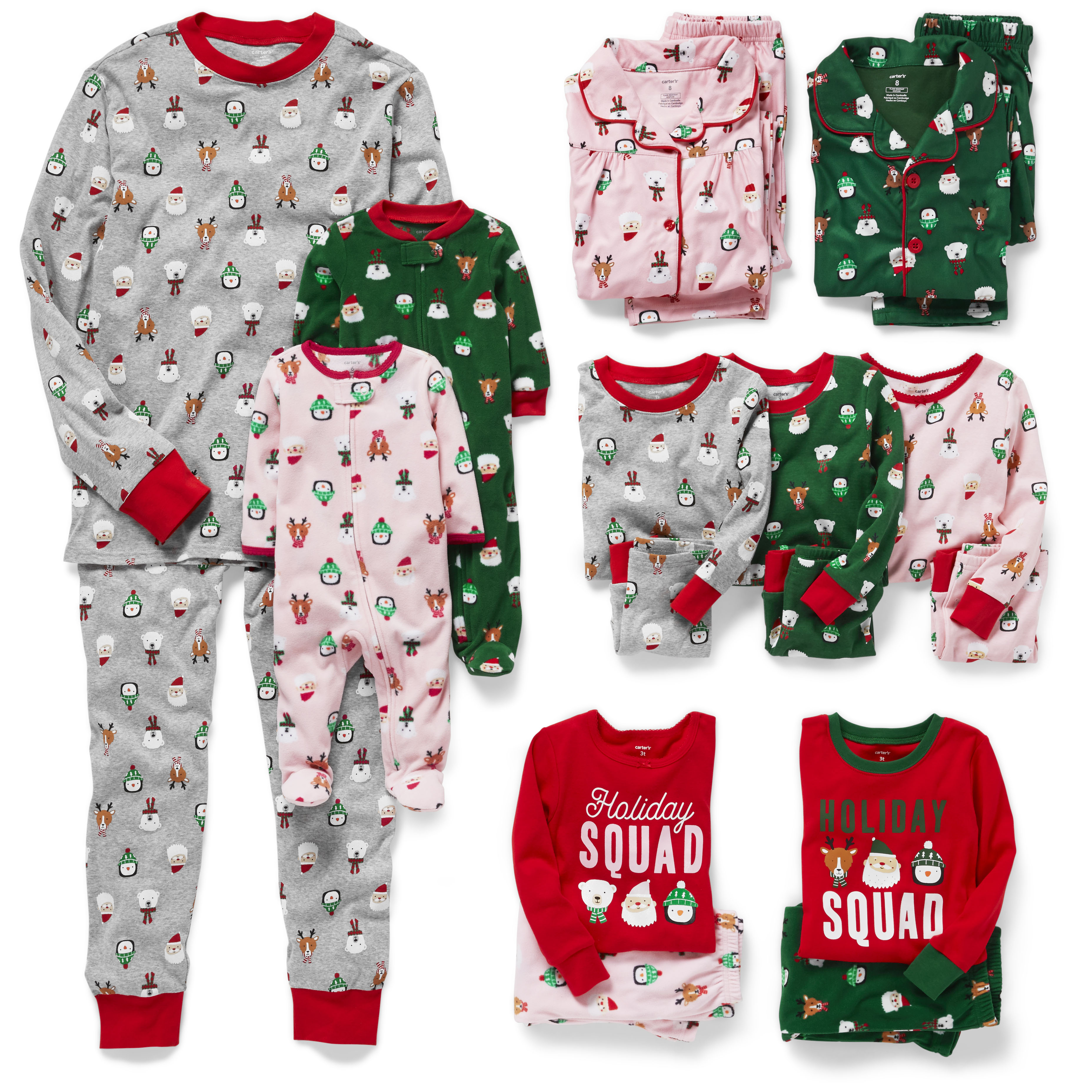 These Carter S Matching Family Holiday Pajamas Are Too Flippin Cute