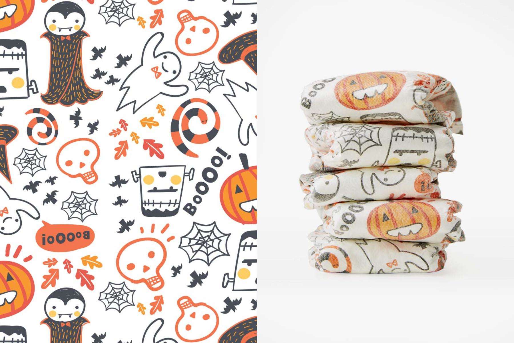 Honest Company Halloween Print Diapers 