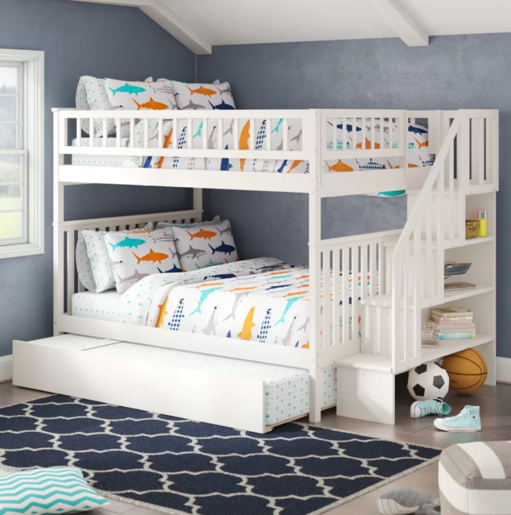 Best Triple Bunk Beds To Spruce Up Your, Wayfair Furniture Bunk Beds