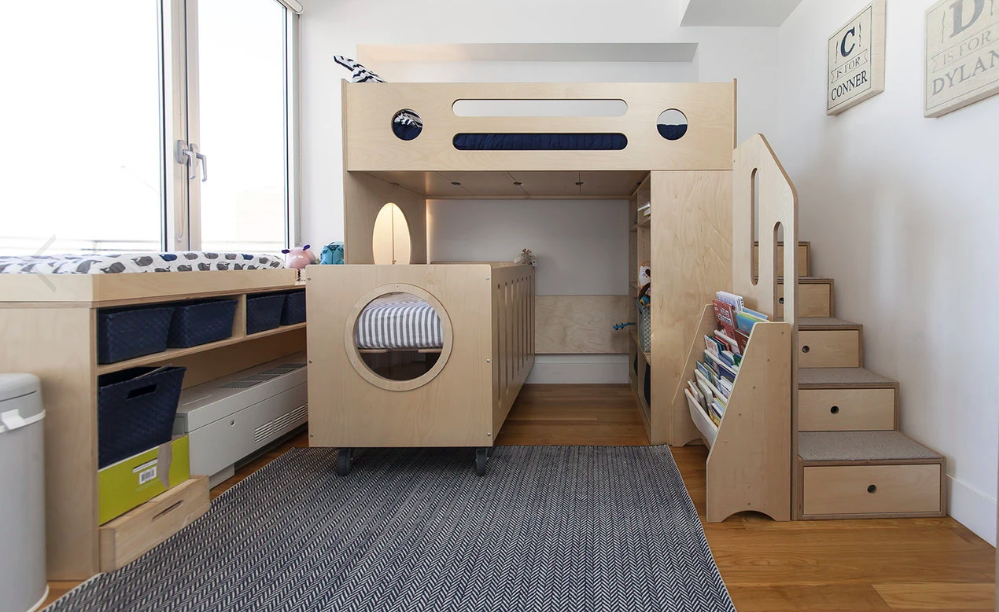 little girl beds with storage
