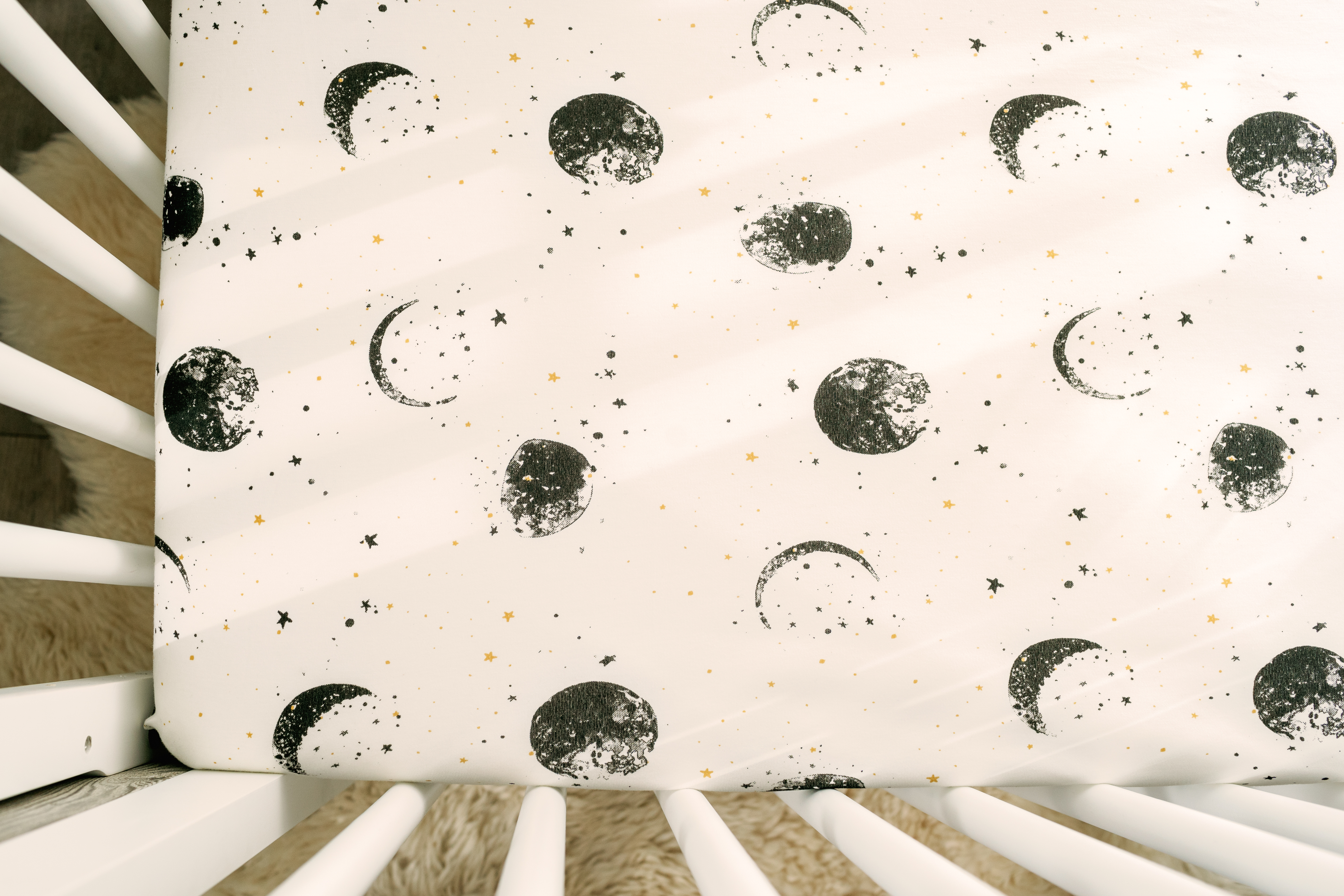 moon crib sheets