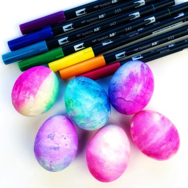 No Dye Easter Egg Decorating Ideas