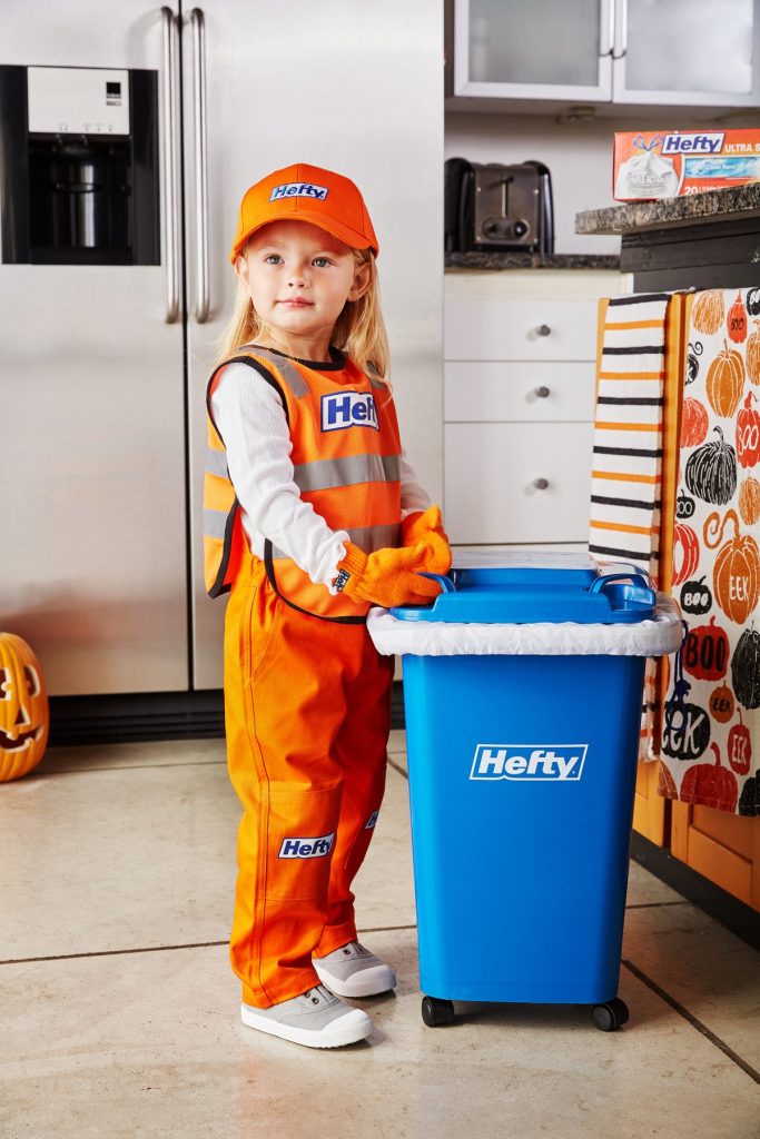 Kids Love the Garbage Collector, Now They Can Dress Up like One Thanks White Trash Halloween Costume Garbage Bag